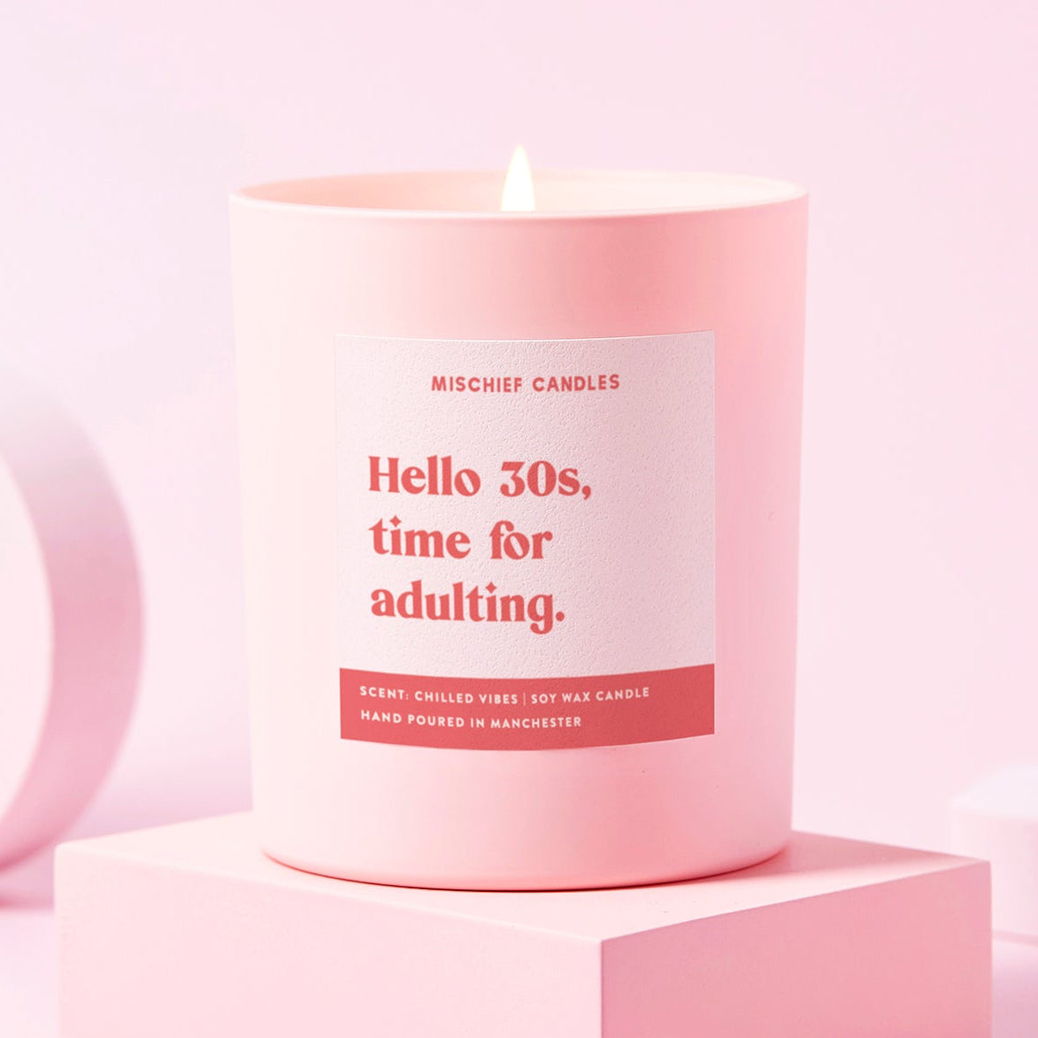 Funny 30th Birthday Gift Soy Wax Candle Hello 30s Time For Adulting