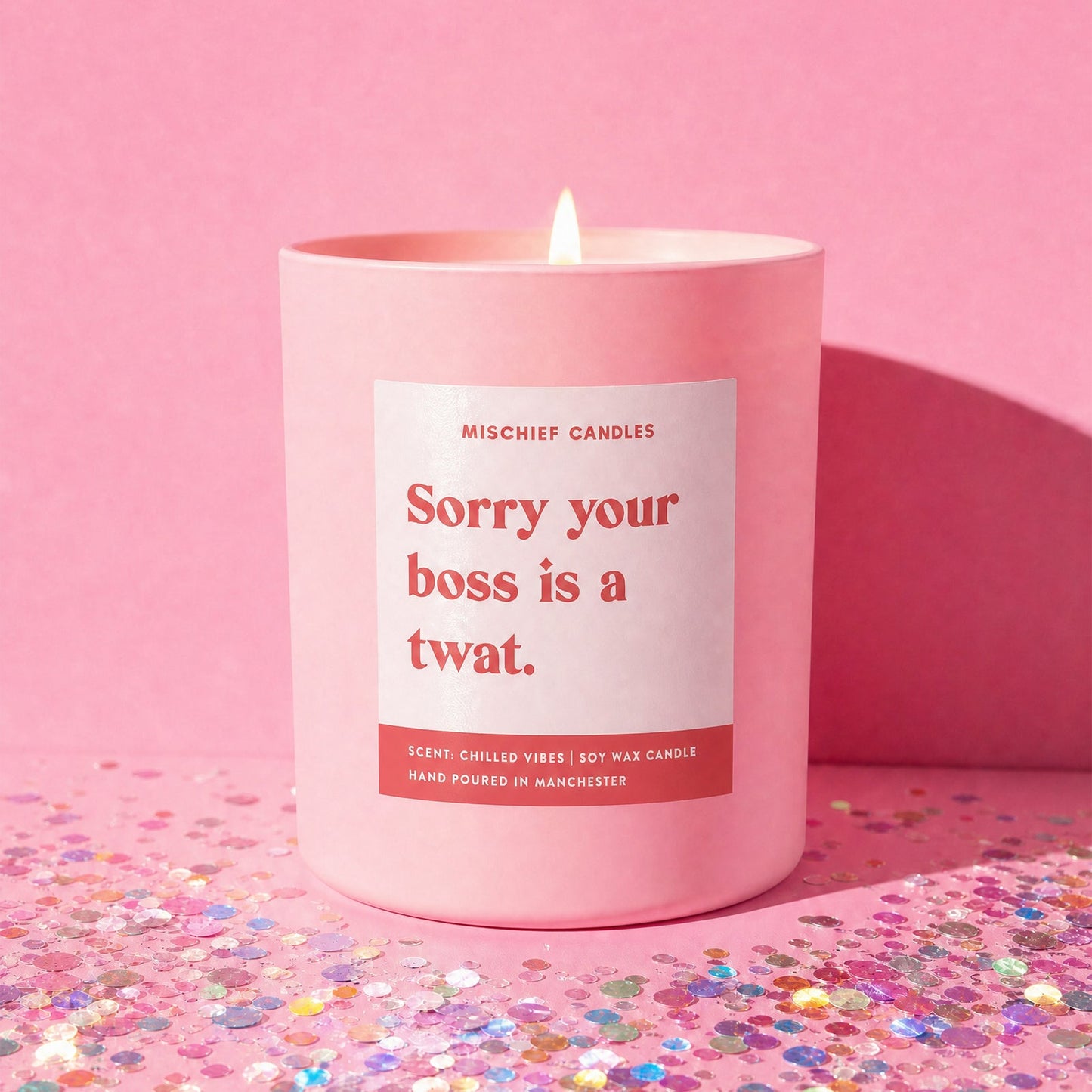 Sorry Your Boss Is a Twat Candle