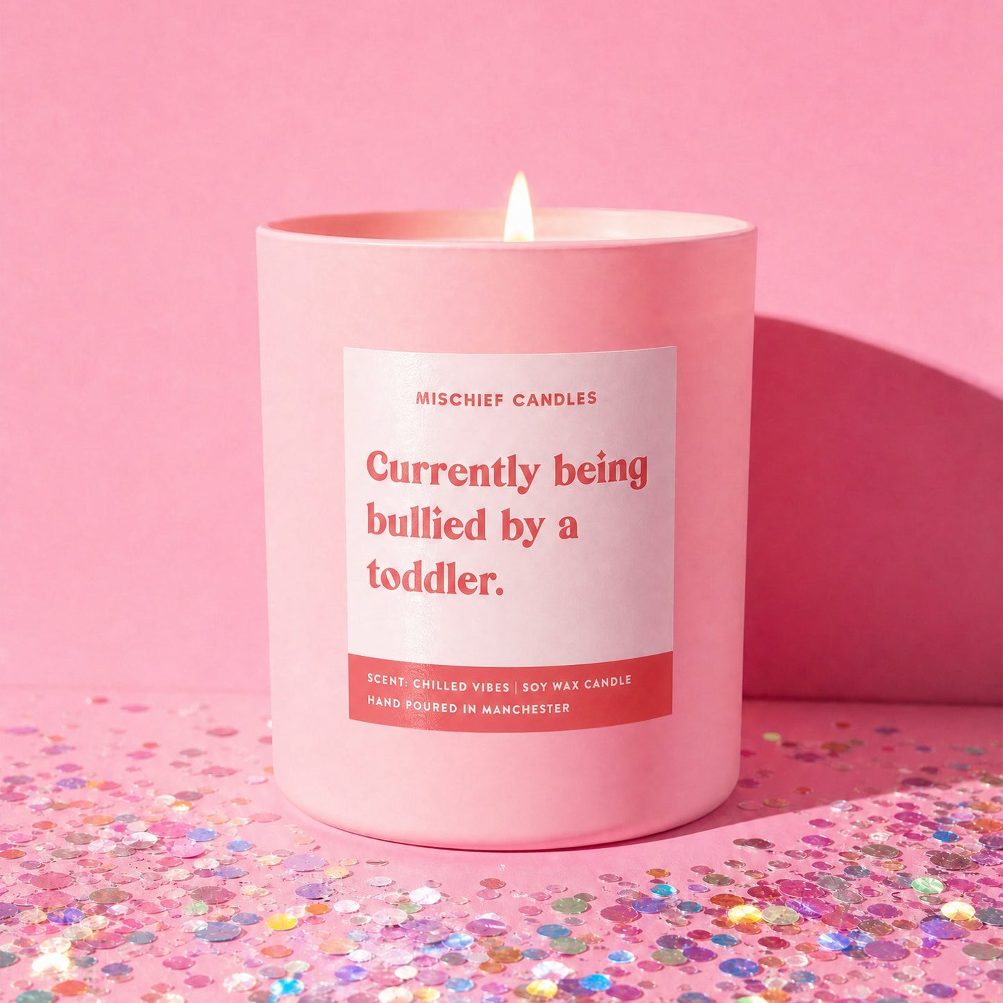 Bullied by a Toddler Candle