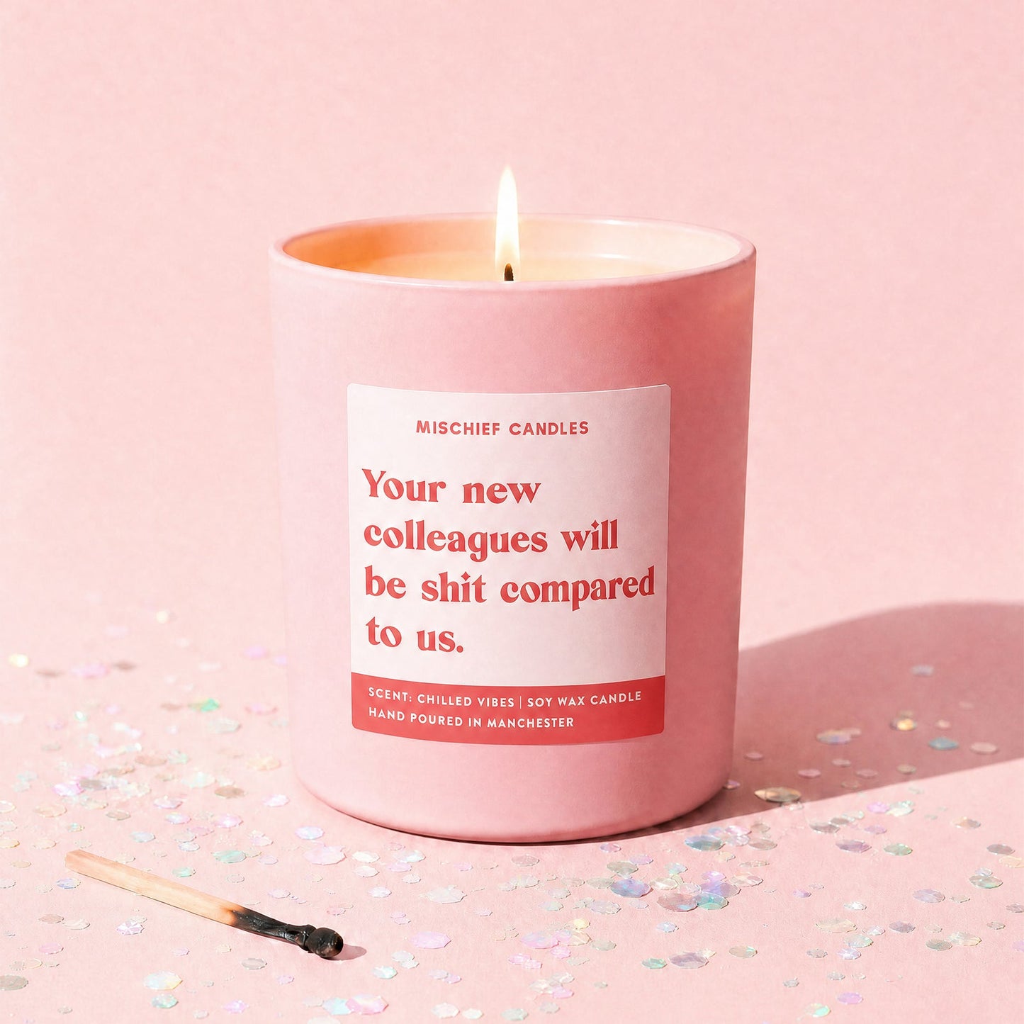 New Job New Colleagues Leaving Candle