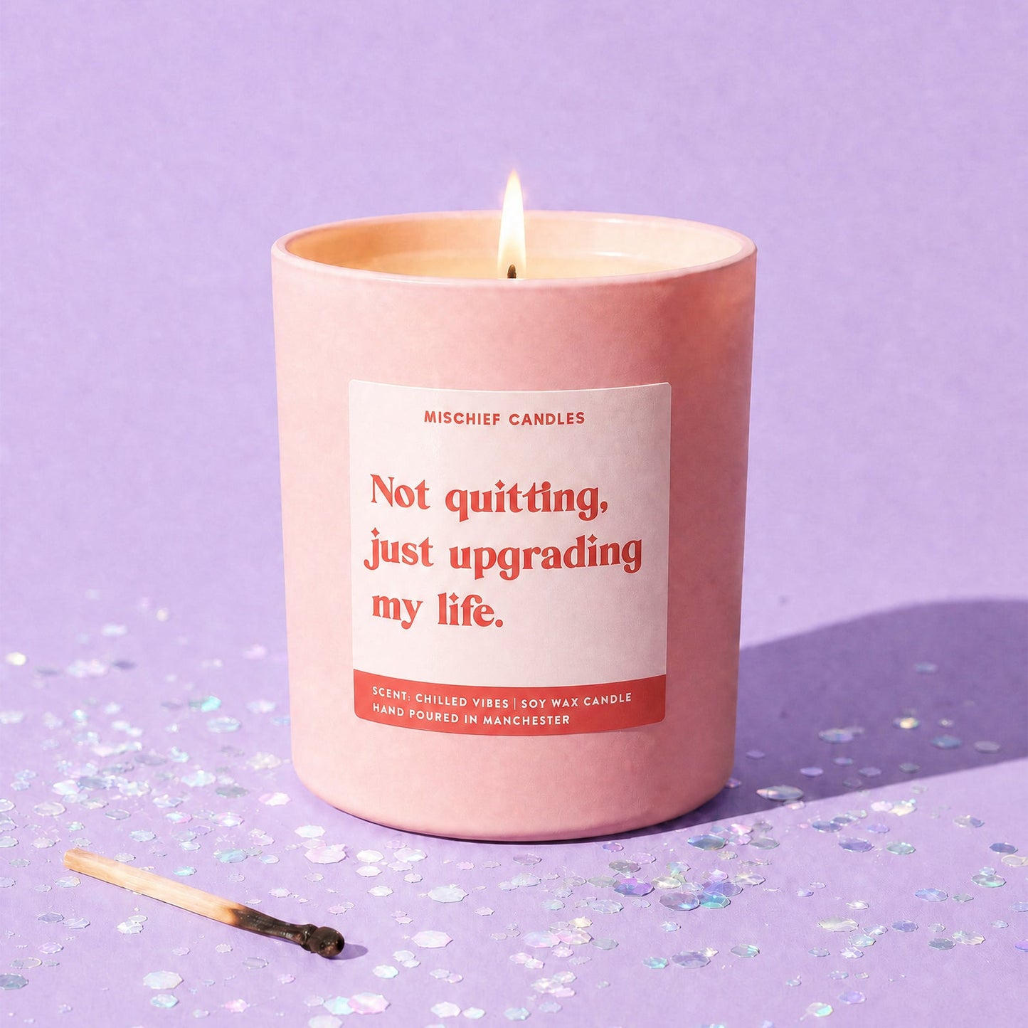 New Job Gift Upgrading My Life Candle