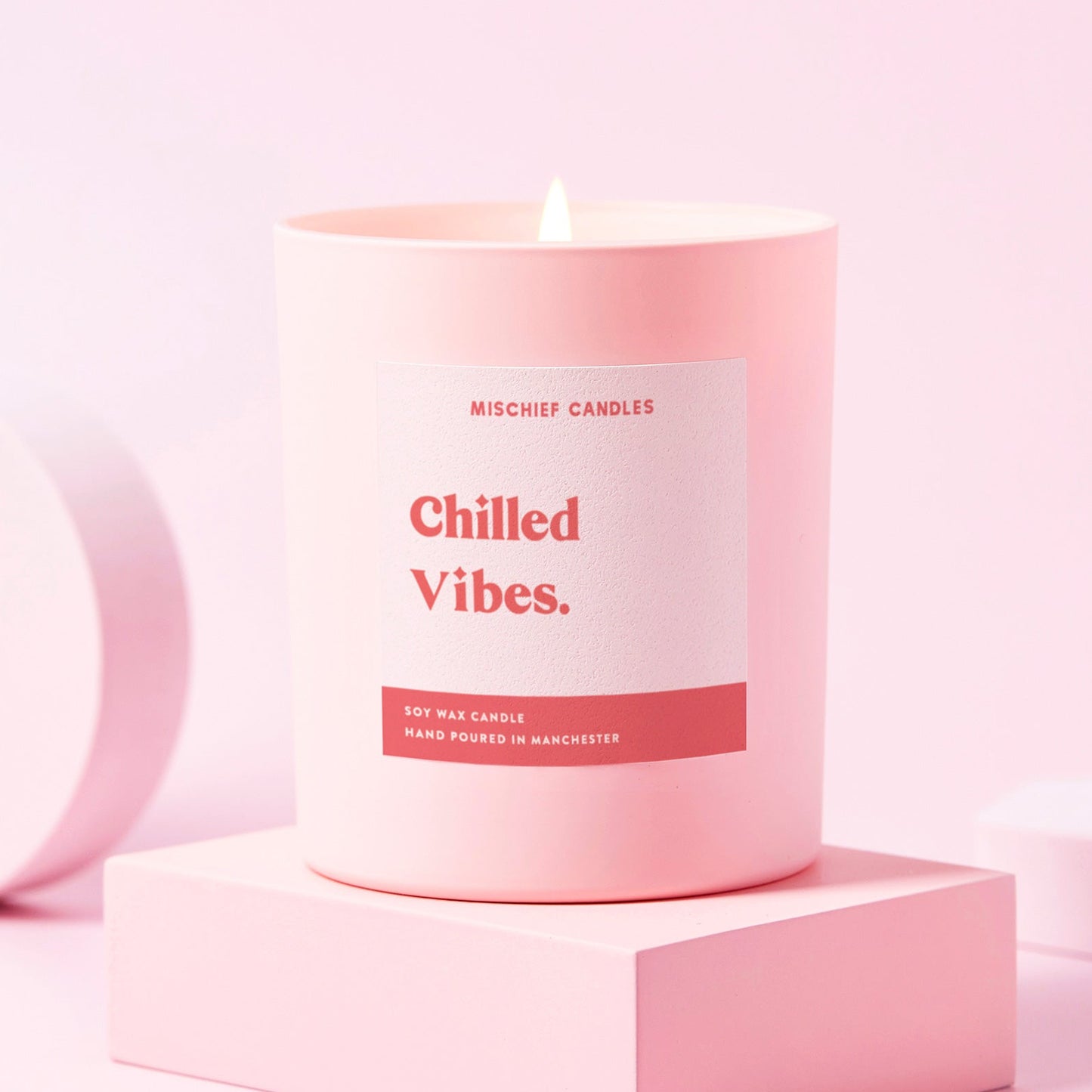 Scented Soy Candle Spa Relaxing Candle Chilled Vibes