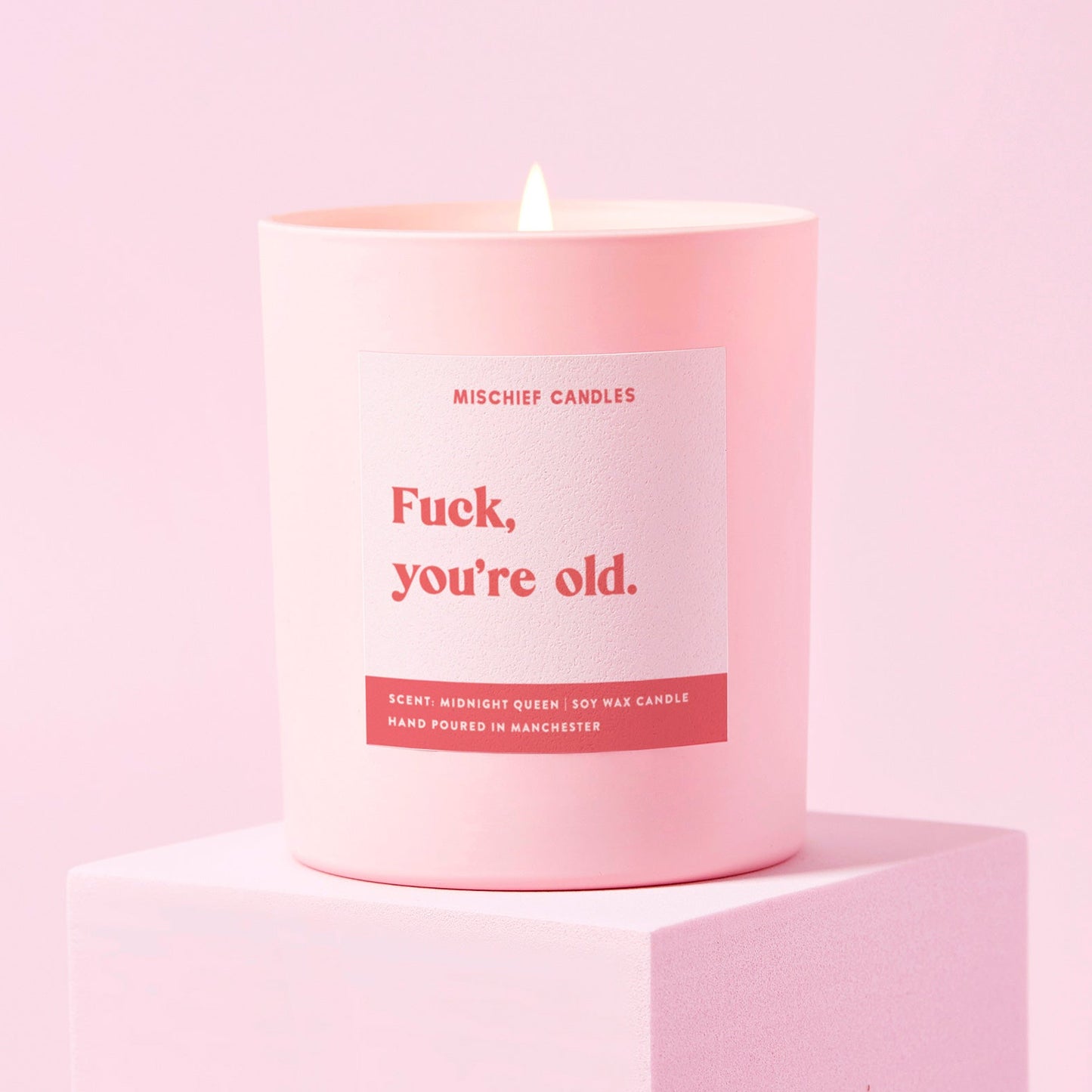 Funny Birthday Gift Candle Fuck You're Old