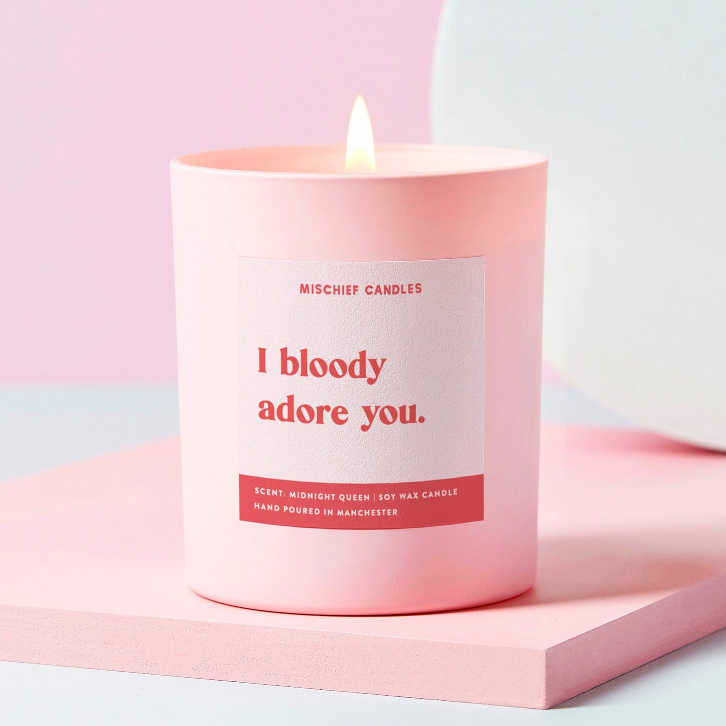 Friendship Gift Funny Gift For Her Candle Bloody Adore You