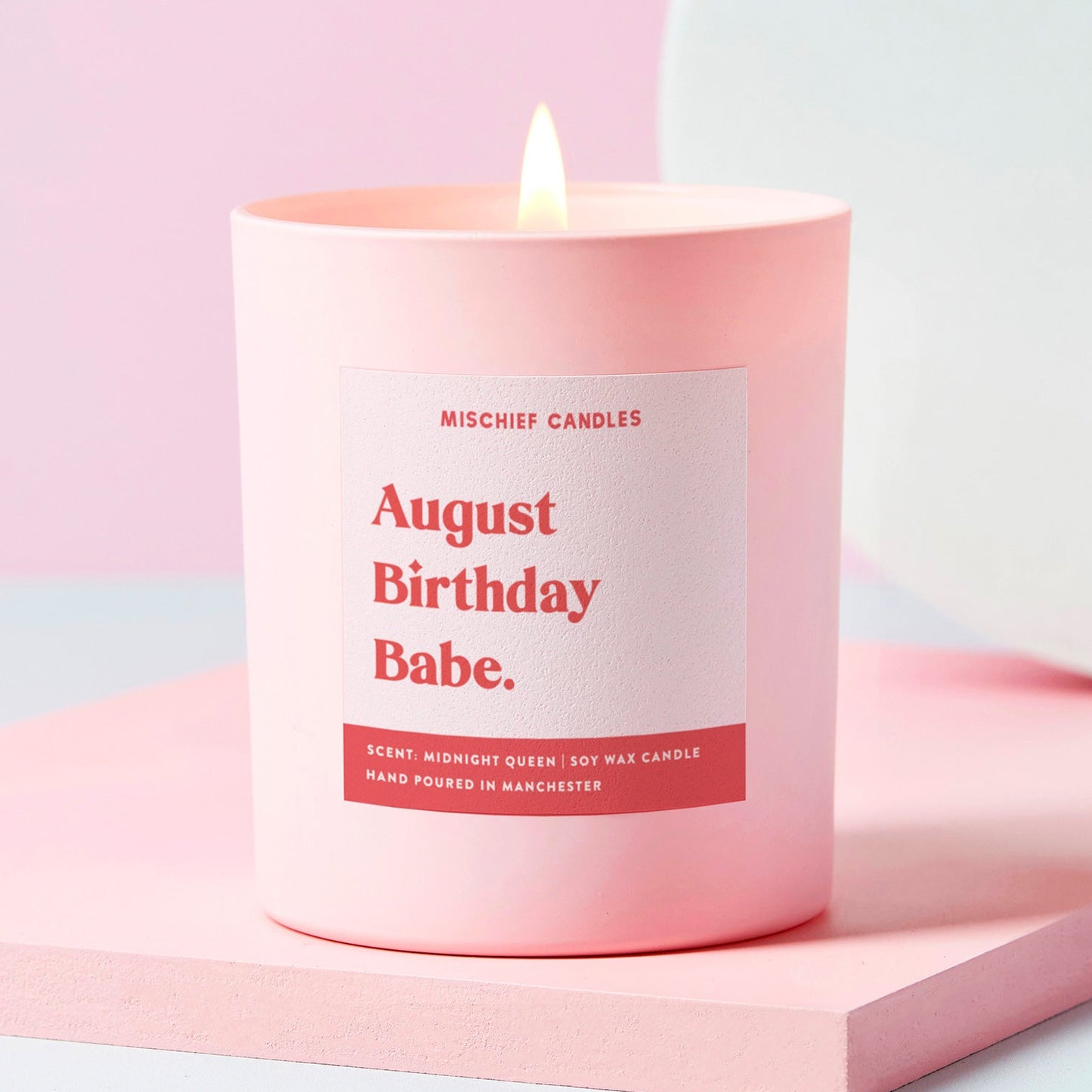 August Birthday Gift Funny Gift Candle August Birthday Babe