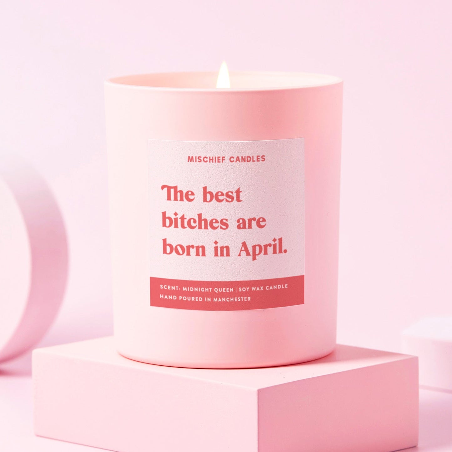 April Birthday Gift Funny Birthday Gift Candle April Birthday Bitch