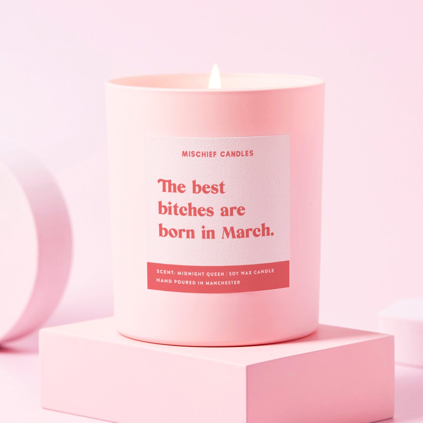 March Birthday Gift Funny Birthday Gift Candle March Birthday Bitch