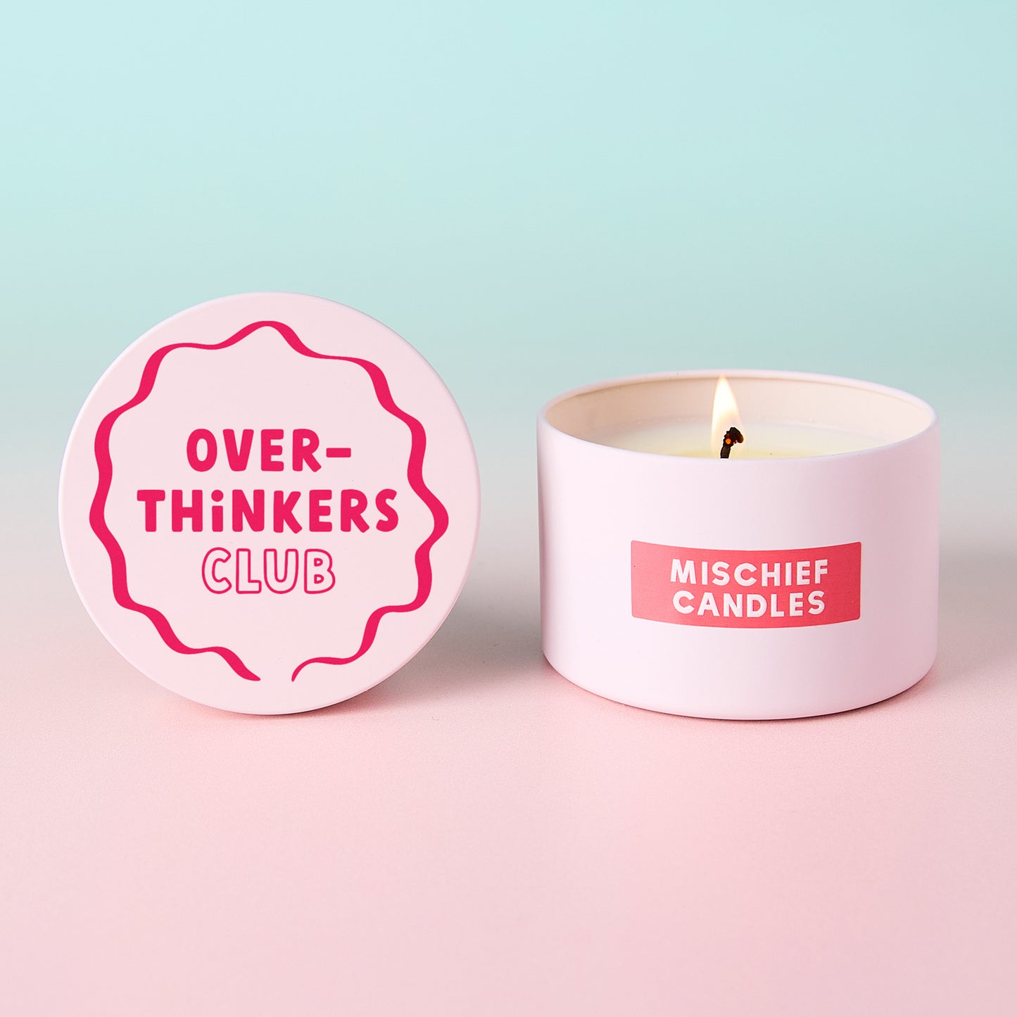 Cancelled Plans Club Pink Tin Candle
