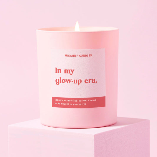 Gift For Friend Funny Gift Soy Wax Candle In My Glow-Up Era