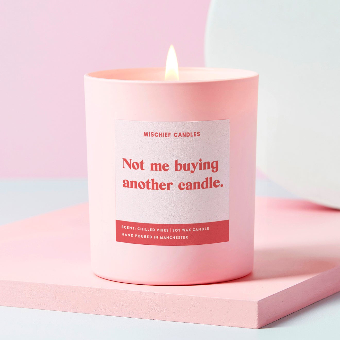 Funny Friend Gift Soy Wax Candle Not Me Buying Another Candle
