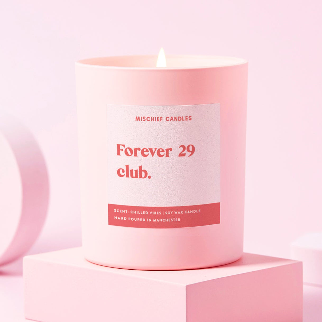 Funny 30th Birthday Gift Soy Wax Candle Forever 29 Club