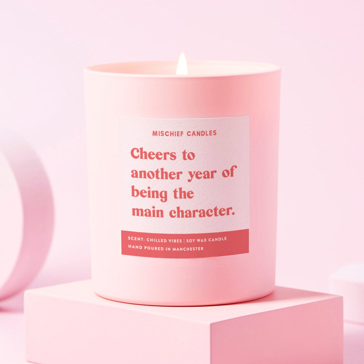 Funny Birthday Gift Soy Wax Candle Another Year of Being the Main Character