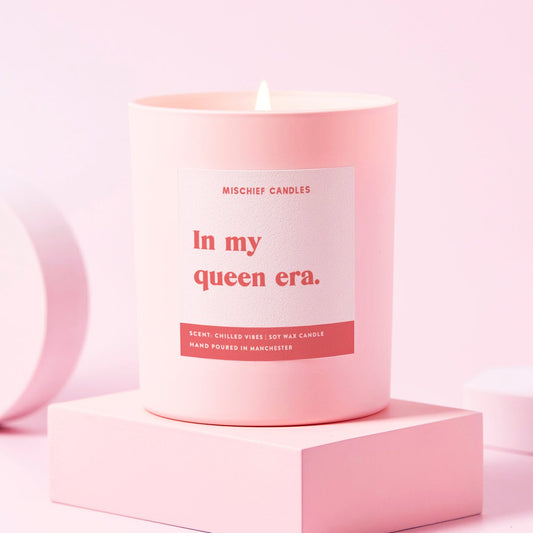 Funny Friend Gift Soy Wax Candle In My Queen Era