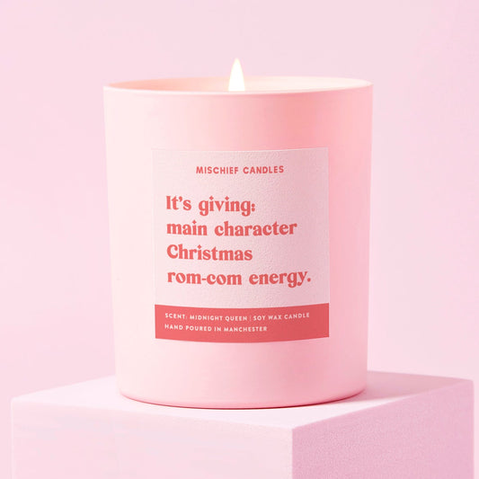 Christmas Candle Gift It’s Giving Main Character Christmas Rom-Com Energy