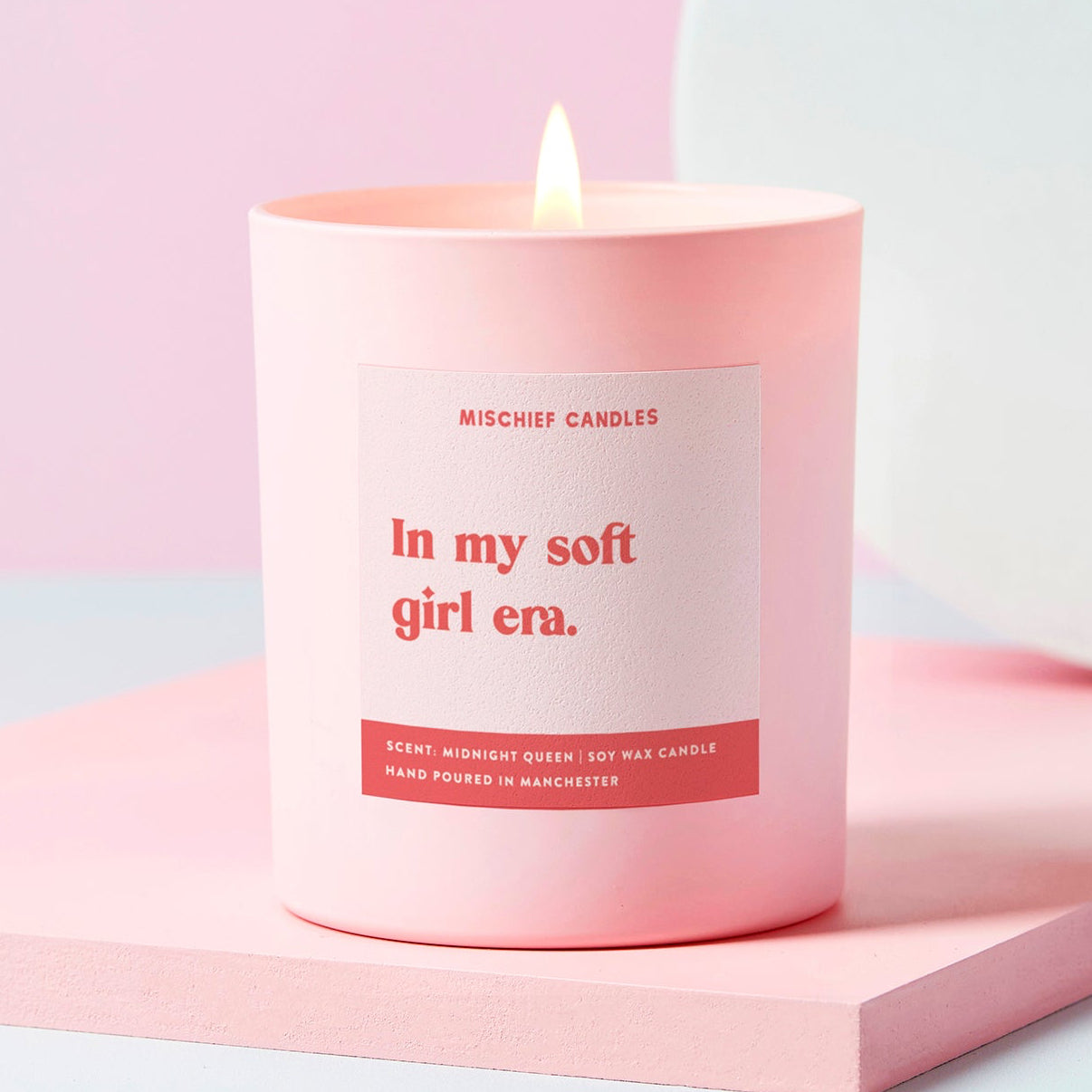 Aesthetic Candle for Self-Care Vibes In My Soft Girl Era