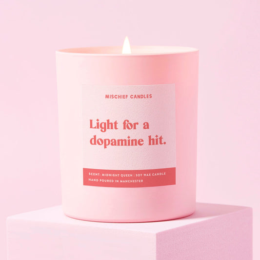 Self-Care Candle for Stress Relief Light for a Dopamine Hit
