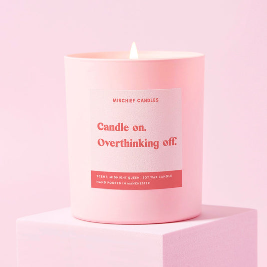 Relaxation Candle for Mental Reset Candle On Overthinking Off