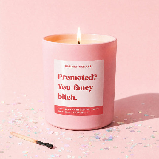Promoted You Fancy Bitch Candle