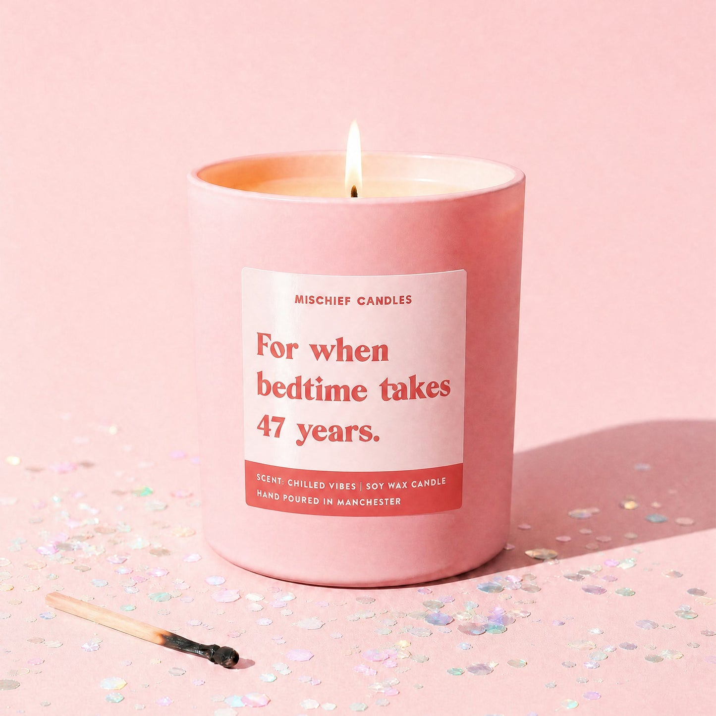 Bedtime Takes 47 Years Candle