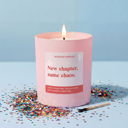 New Chapter Same Chaos Candle