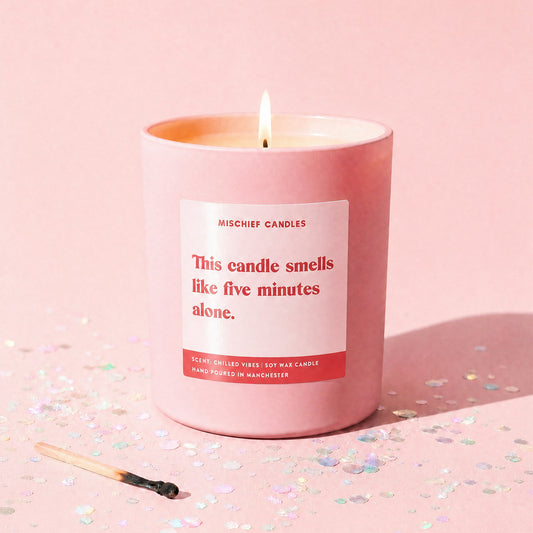 Five Minutes Alone Candle