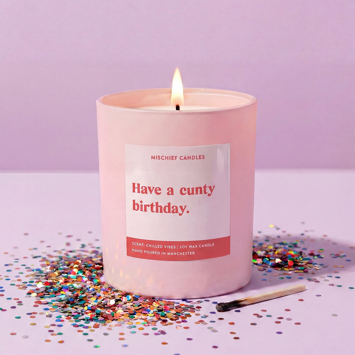 Cunty Birthday Friendship Candle