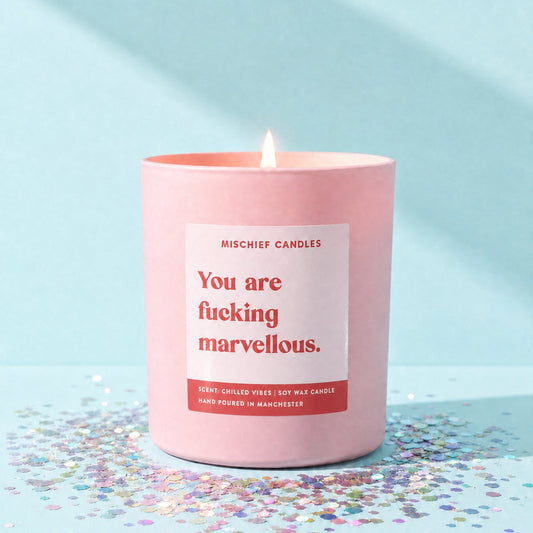 You Are Marvellous Friendship Candle