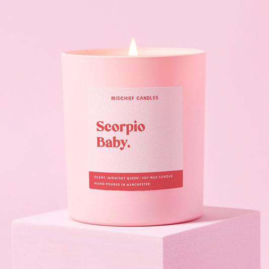Scorpio Birthday Gift Funny Zodiac Candle Scorpio Baby