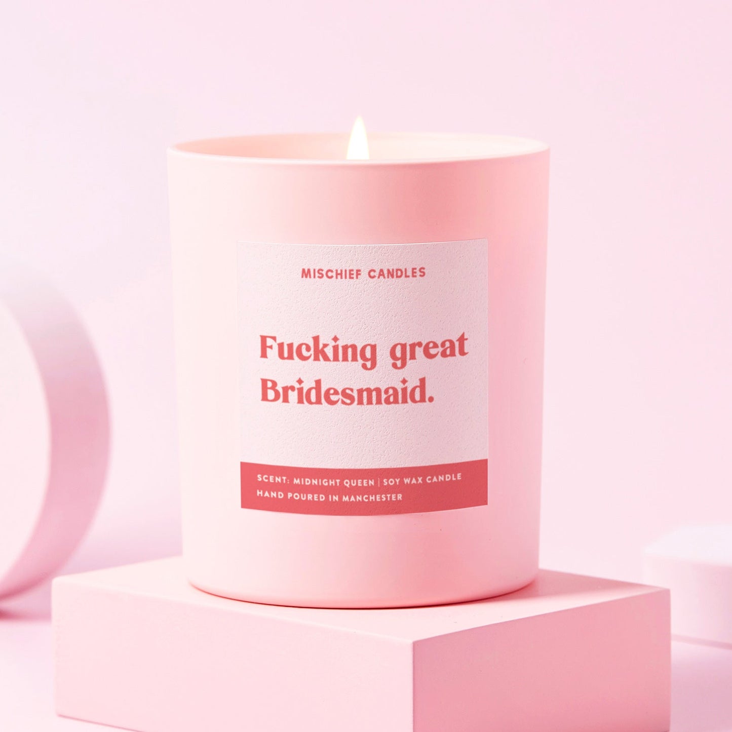 Funny Bridesmaid Gift Candle Fucking Great Bridesmaid