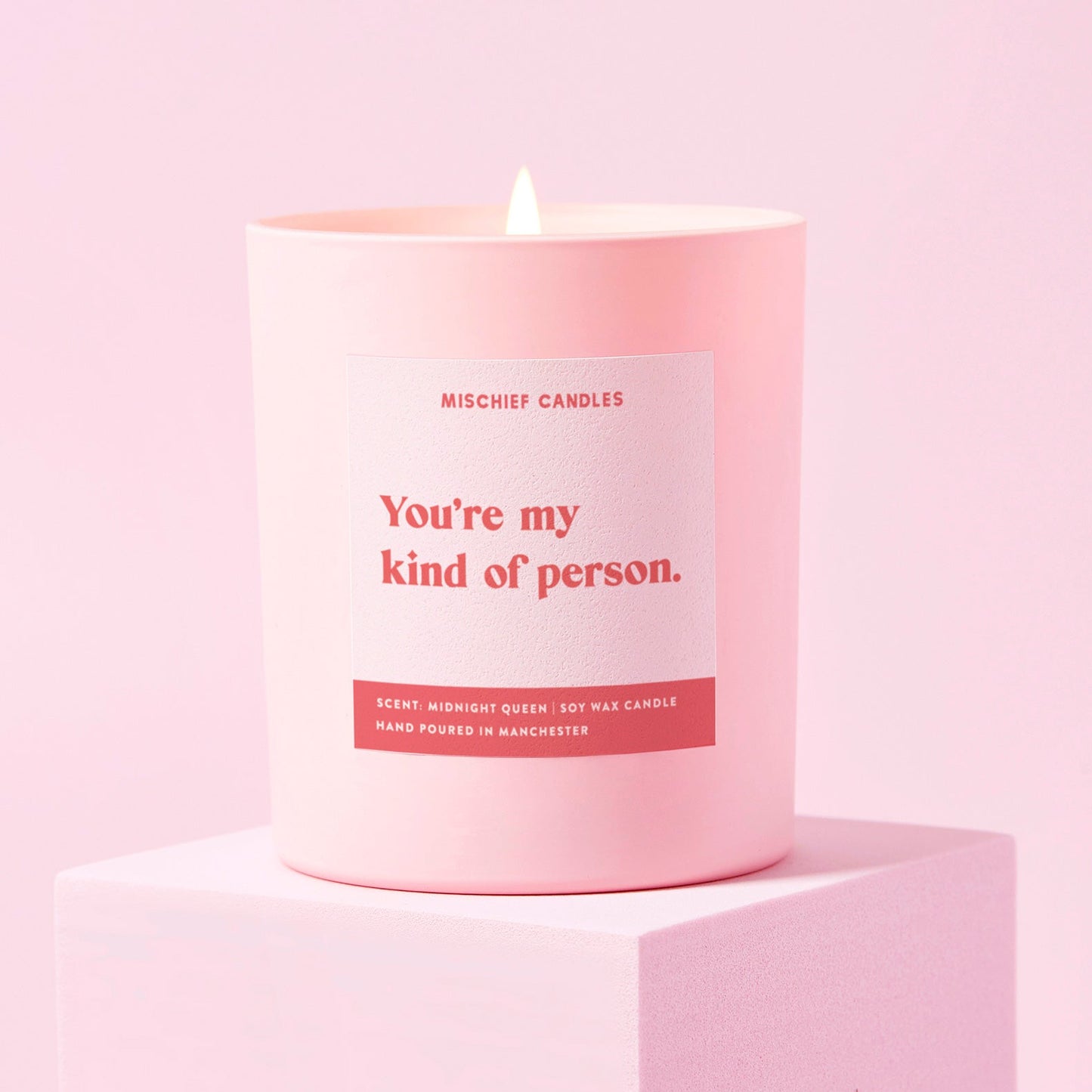 Funny Friendship Gift Candle You're My Kind of Person