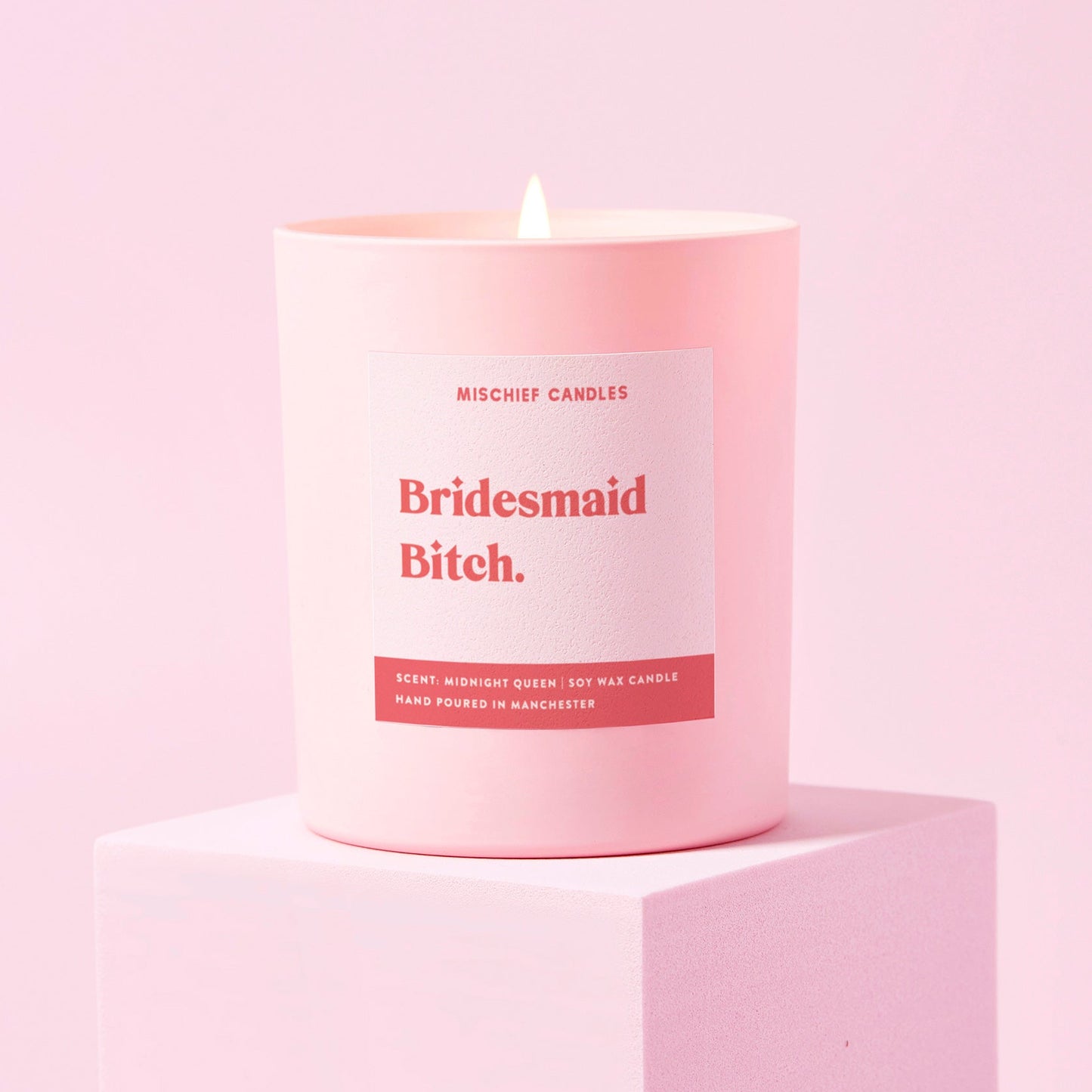 Funny Bridesmaid Gift Soy Wax Candle Bridesmaid Bitch