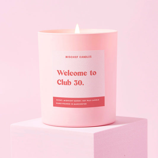 30th Birthday Gift Funny 30th Birthday Gift Funny Candle Club 30