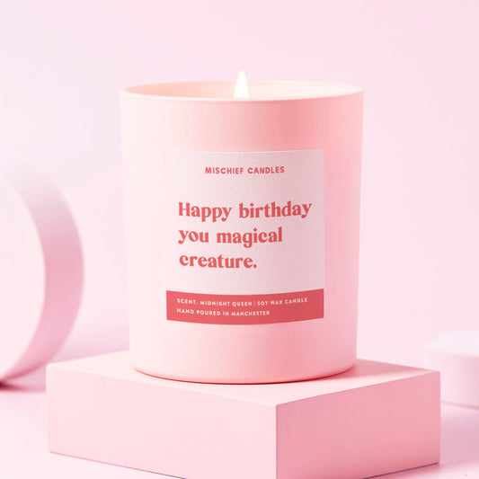 Birthday Gift For Her Funny Birthday Gift Magical Creature Candle