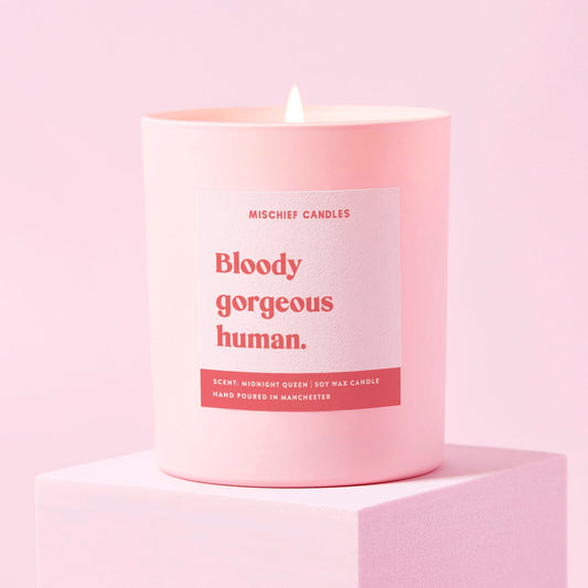 Friendship Gift Funny Gift For Her Candle Bloody Gorgeous Human