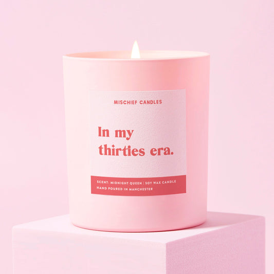 30th Birthday Gift Funny 30th Birthday Gift Candle Thirties Era