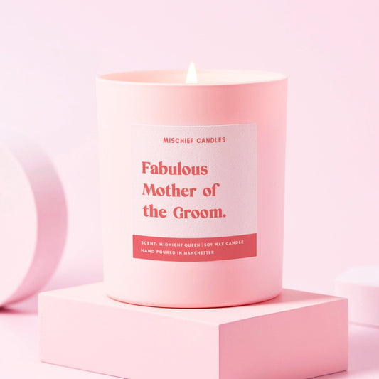 Funny Mother of the Groom Gift Candle Fabulous Mother of the Groom