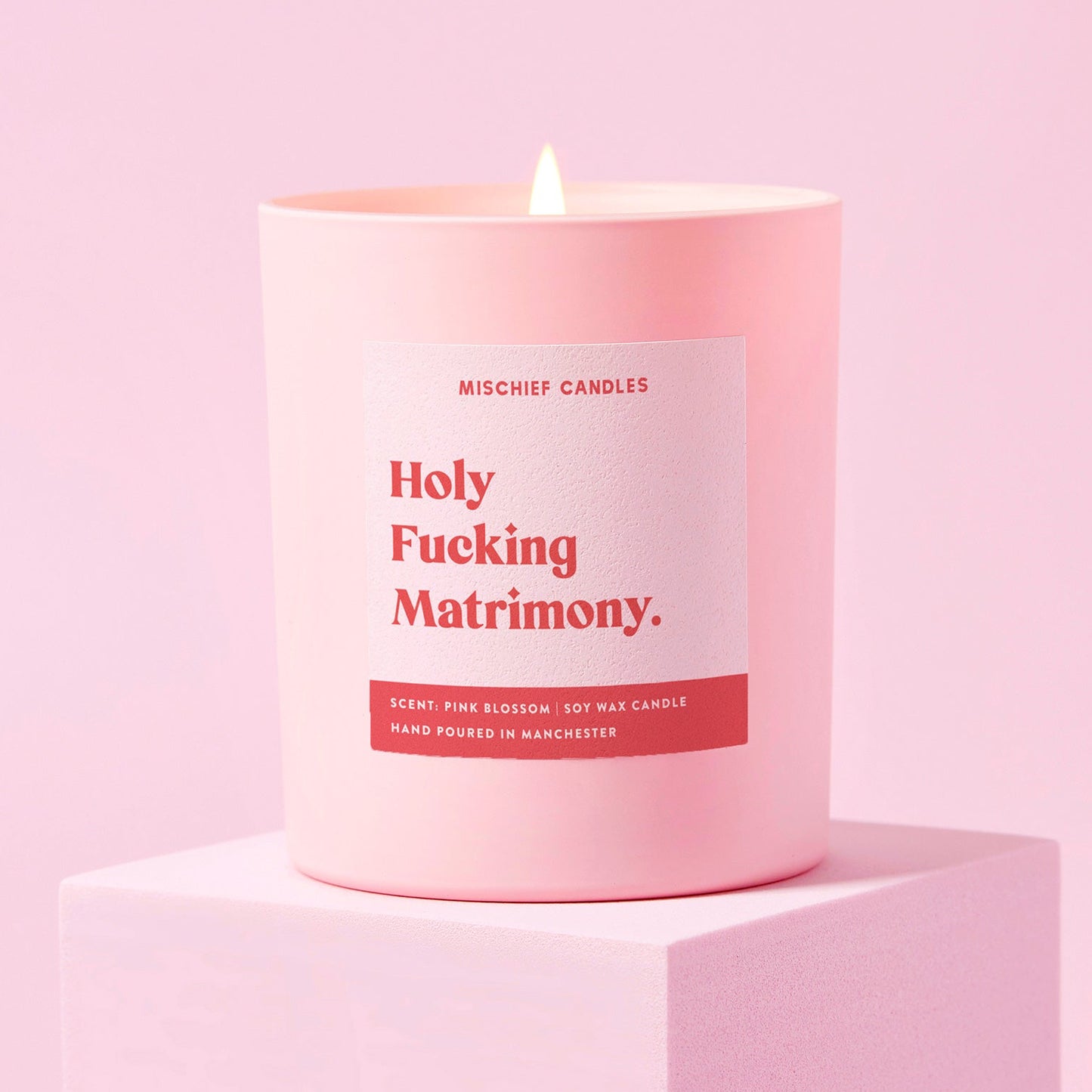 Wedding Gift Funny Wedding Candle Holy Fucking Matrimony