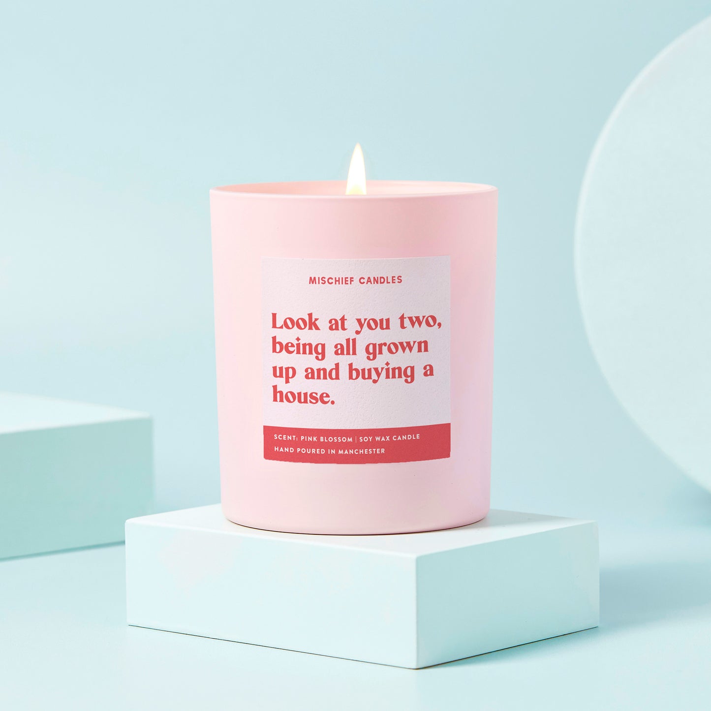 New Home Funny Gift Candle All Grown Up and Buying a House