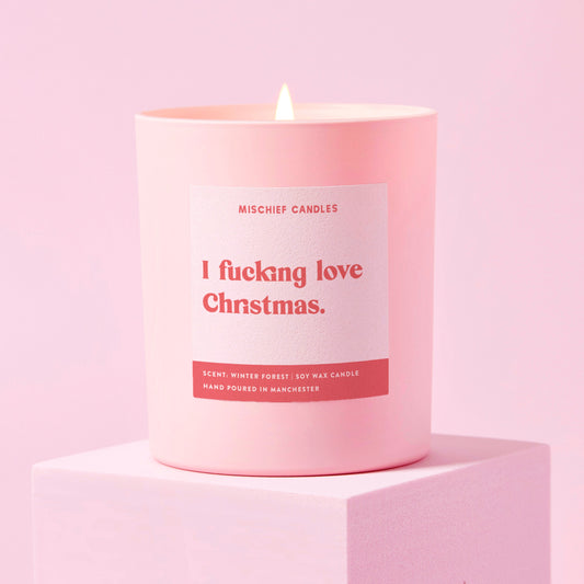 Funny Christmas Gift For Friend I Fucking Love Christmas