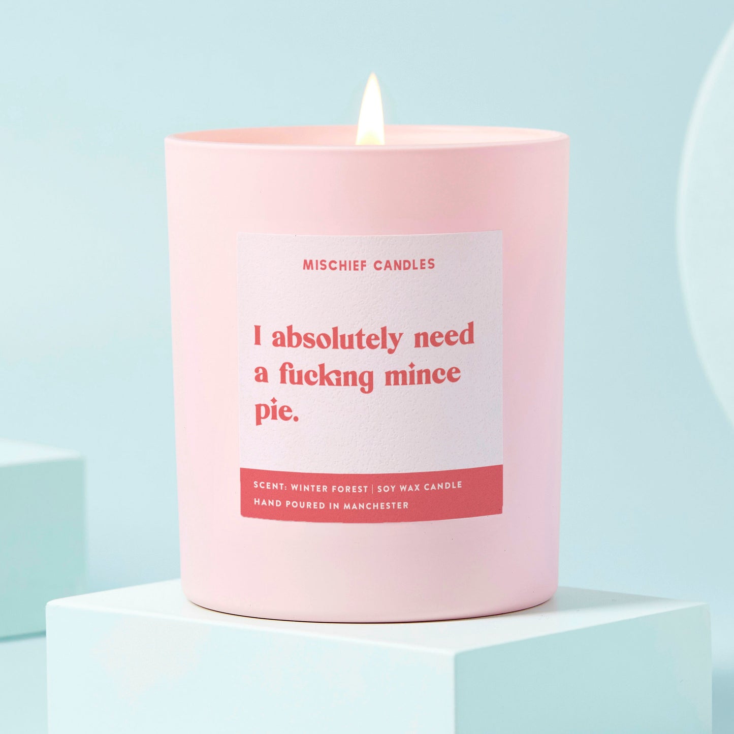 Funny Christmas Gift Stocking Filler Candle I Need A Mince Pie